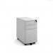 Slim Mobile Office Pedestal Drawer Unit White