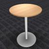 Pontis High Round Bistro or Meeting Table, Column Base 1100mm High - view 2