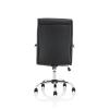 Carter Black Luxury Faux Leather Chair With Arms - view 6