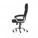 Moore Deluxe Executive Chair Black Leather With Arms - view 4