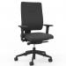 Toleo Ergonomic 3D Upholstered Office Chair, (QS Model), 2D Arms, Era Black Fabric on Ultra Spring Seat, and Backrest. - view 1