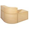 Denver Modular Reception Desk 90 deg Corner Hutch Unit - view 2