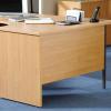 Corner Desk Panel Leg Beech