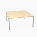  OGI Y Bench Desk with Polar Birch Top and Aluminium Legs