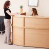 Denver Modular Reception Desk Straight Hutch Unit 1600 - view 2