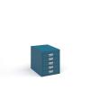 Bisley Multi-drawer Unit with 5 Drawers - Blue