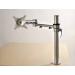 Height Adjustable Monitor /Screen Arm White # - view 4