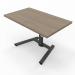 Ogi One Sit Stand Desk with Grey Oak Top