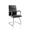 Classic Cantilever Chair #Black/Tan/White - view 1