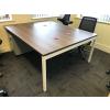 SPECIAL OFFER  Walnut Meeting Table 1800mm x 1610mm OGI Y Bench Table - view 1