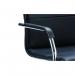 Echo Cantilever Chair With Arms Black Soft Bonded Leather - view 2