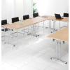 Folding Modular Meeting Table, Straight Leg - view 6