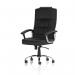 Moore Deluxe Executive Chair Black Leather With Arms - view 3