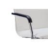 Echo Cantilever Chair With Arms White Soft Bonded Leather - view 2