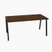 OGI M Desk Chestnut Top with Anthracite Angled Leg