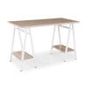 Pella Home Office Windsor Oak Desk Trestle Legs - view 2