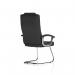 Moore Visitor Cantilever Black Leather With Arms - view 5