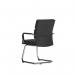 Advocate Visitor Chair Black Soft Bonded Leather With Arms - view 2