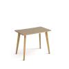 Giza Wooden Leg Desk, Smallest Size