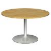 M25 Circular Oak Meeting Table 1000
