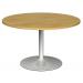 Circular Meeting Table 1200 dia M25 Trumpet Base - view 1