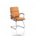 Classic Cantilever Chair #Black/Tan/White - view 2
