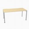 Ogi Y Desk Polar Birch Top with Aluminium Legs