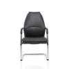 Mien High Back Leather Cantilever Visitor Office Chair - view 2