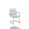 Desire Cantilever Chair With Arms #Black/White - view 2