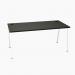 OGI M Desk Anthracite Top with White Angled Leg