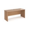 Narrow Rectangular Desk, 1600w Beech Finish, M25 range