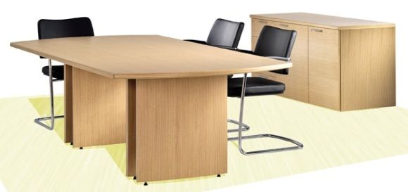 Oak Veneer Executive Desks