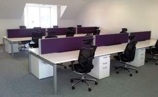 Bench Desks & Storagewall Installation - Pillinger Controls (102)