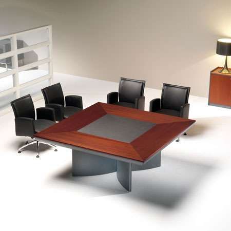 Avant Square Conference Table 1400x1400 Veneer