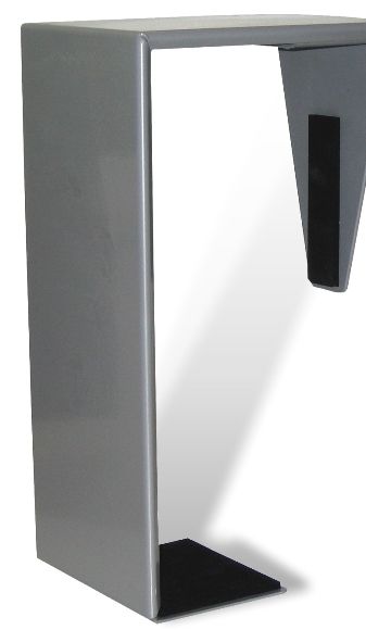 CPU holder C in black, 30-100mm wide,175-310 high