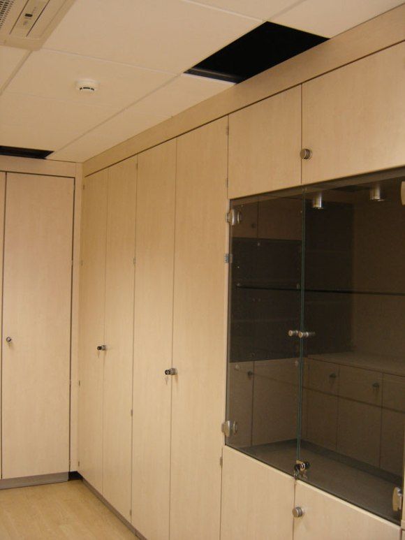 Fully Fitted Storage in Small Office