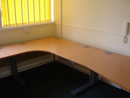 Corner Desk Arrangement in Previous Offices