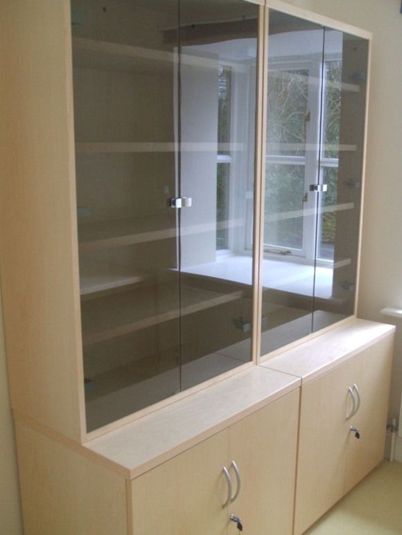 Abbey Maple Bookcases With Glass Doors Abbey Maple Bookcases With Glass Doors