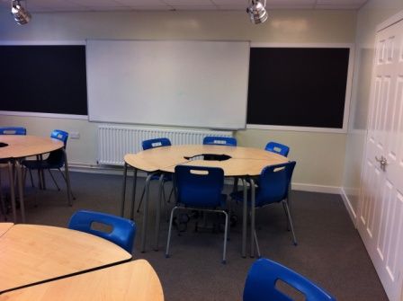 Classroom Tables In Circular Arrangement