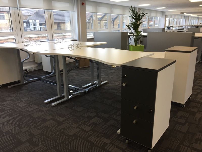 View Of Height Adjustable Desks