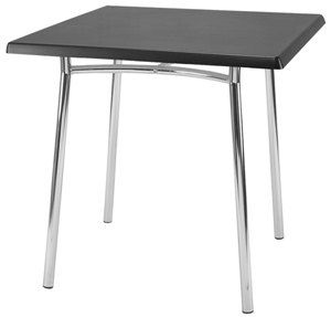 Tiramisu Caf Table 800x800 Topalit Top 4 Chrome Legs 735h