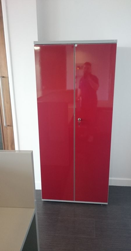 High Gloss Fronted Storage Cupboard