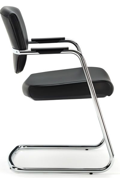 Key Half Back Cantilever Guest Chair/No Stack/Grp 1