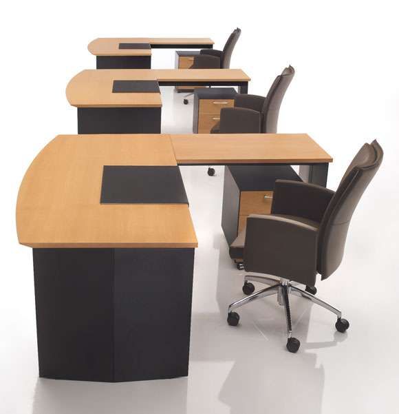 Magna Beech Veneer Desks