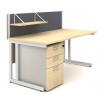 Qore 2 Straight Desk, Cantilever Leg - view 3