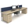Qore 2 Straight Desk, Cantilever Leg - view 5