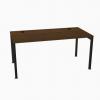 Ogi Y Desk Chestnut Top with Anthracite Legs
