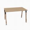  Ogi W Desk Canadian Oak Top with Anthracite and Wood Legs