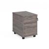 M25 2 Drawer Mobile Pedestal in Grey Oak