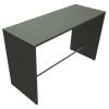 High Meeting Table in Anthracite Finish
